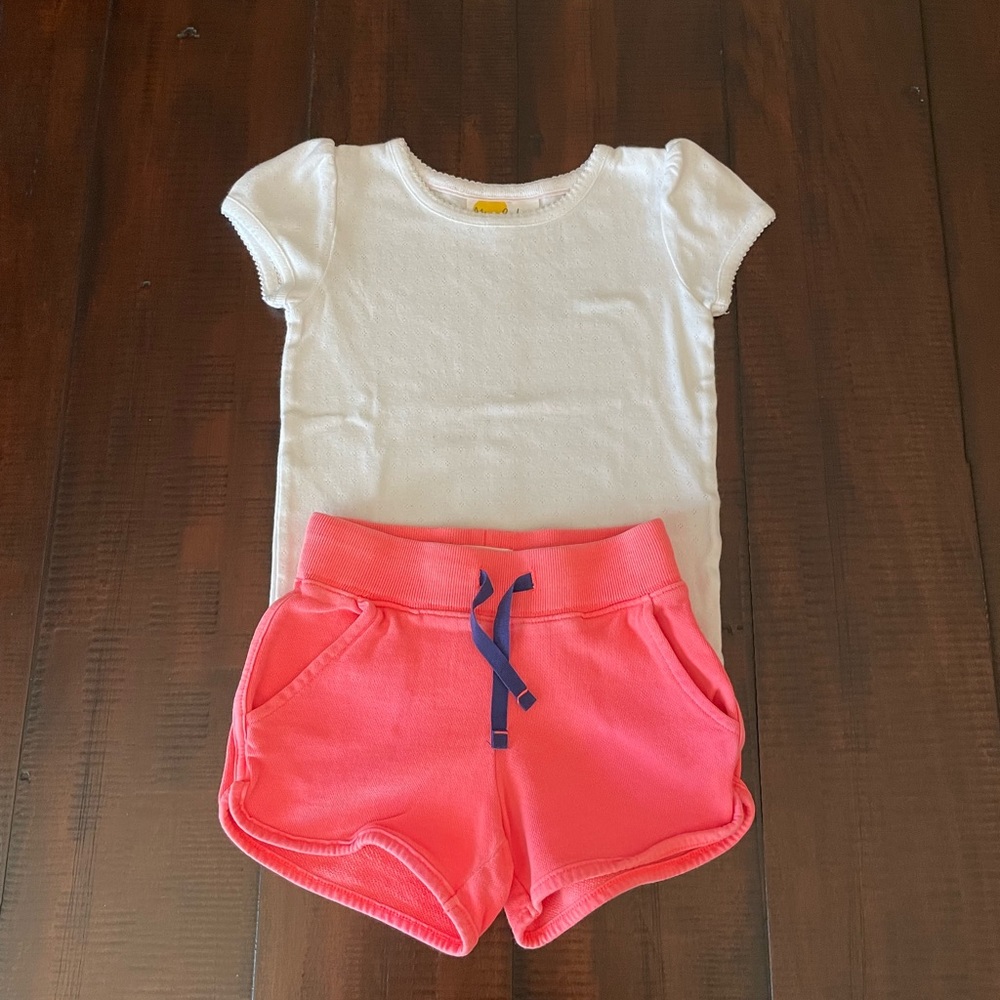 Mini Boden Top and Shorts Set